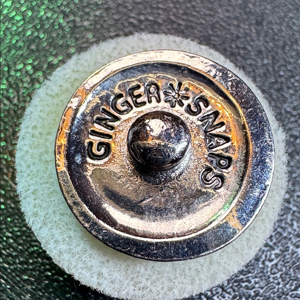 Ginger Snaps 20mm Radius Teal Snap - Picture 3 of 3